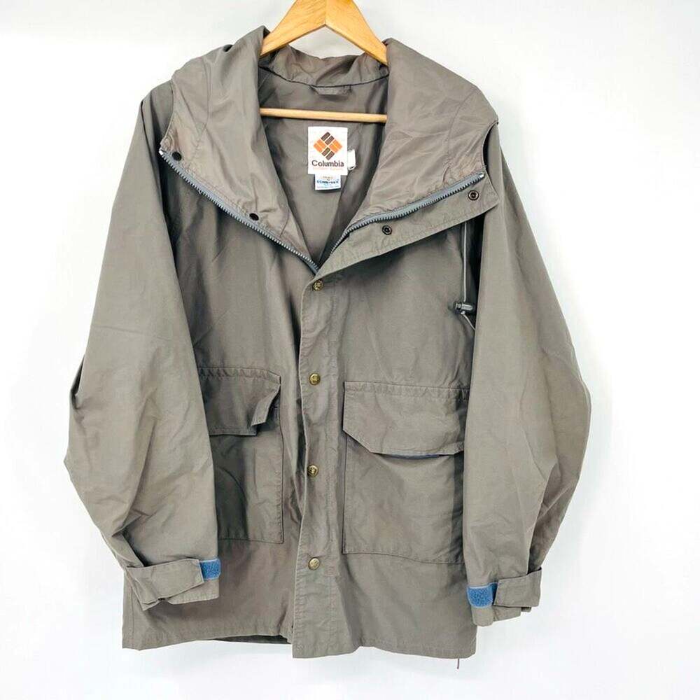 Vintage Columbia Sportswear Mens Gore-Tex Hooded Windbreaker Jacket Small